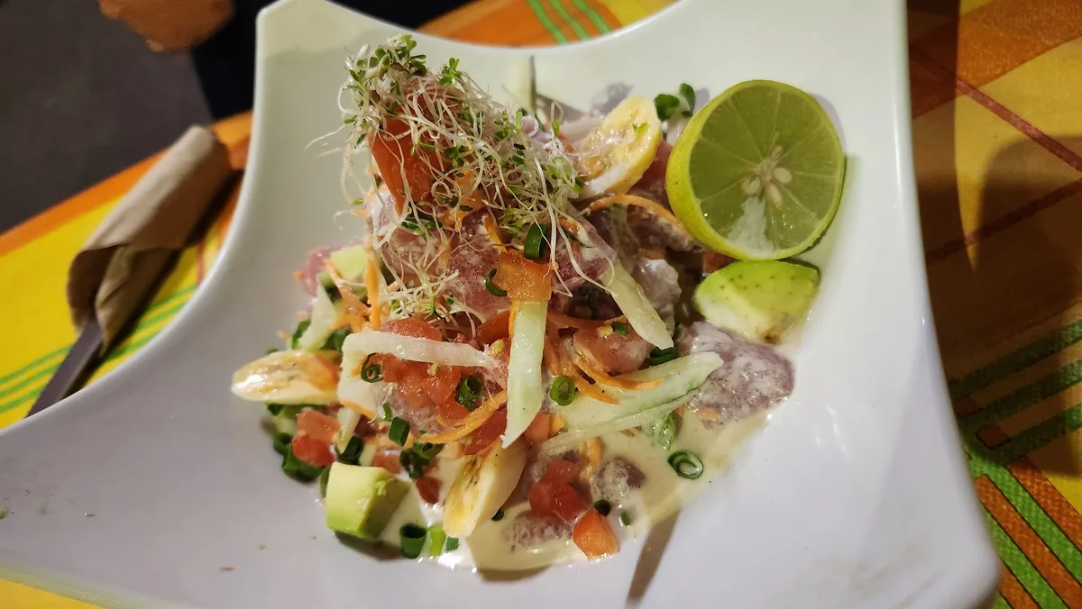 O Ta'aone Food Truck, poisson frais